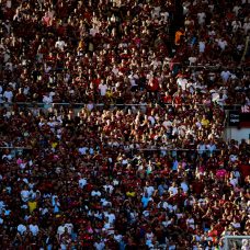 Torcida do Flamengo durante jogo do Campeonato Brasileiro | Foto: Marcelo Cortes/CRF