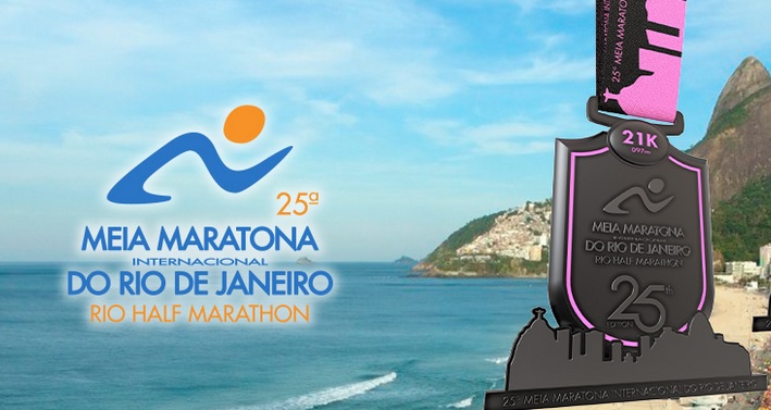 Centro e Zona Sul recebem a 25ª edição da Meia Maratona do Rio neste domingo | Foto: Divulgação