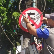 Ação de órgãos municipais revitalizou a Estrada da Barra da Tijuca, na Tijuquinha | Foto: CET-Rio