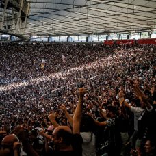 Torcida do Vasco faz a festa no Maracanã. Duelo contra o Atlético-MG terá casa cheia | Foto: Matheus Lima/CRVG