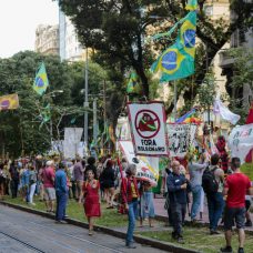 Cortejo de artistas na Parada 7 de 2022 | Foto: Bárbara Reis/Folha