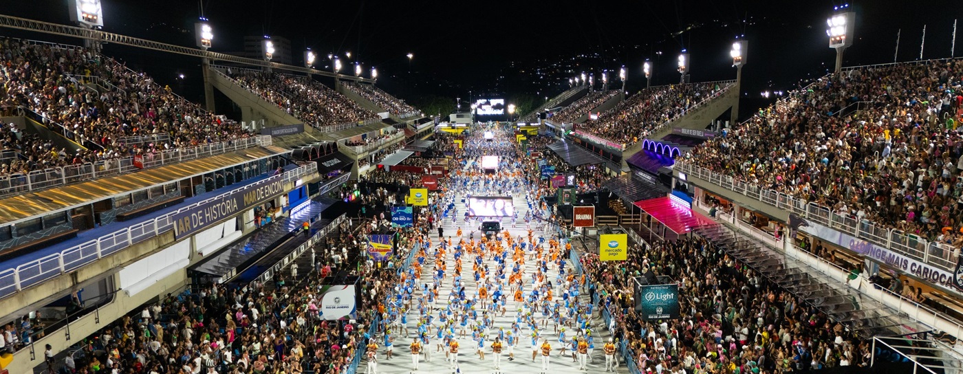 Ensaio técnico da Acadêmicos de Niterói, em janeiro de 2026 | Foto: Alex Ferro / Riotur