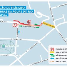 Intervenção começa às 22h de sexta-feira (13/03) e segue até a manhã de segunda-feira (16/03) | Arte: CET-Rio